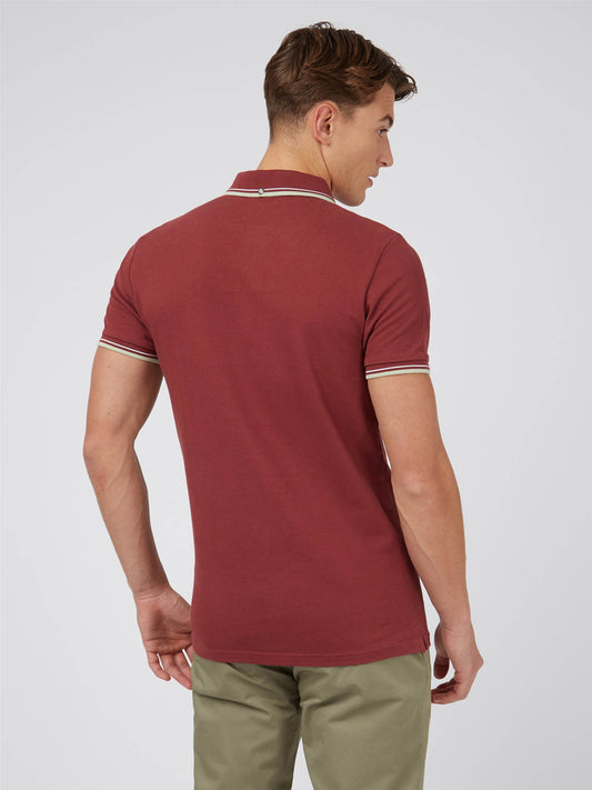 Ben Sherman Polo's  Signature polo - maroon 