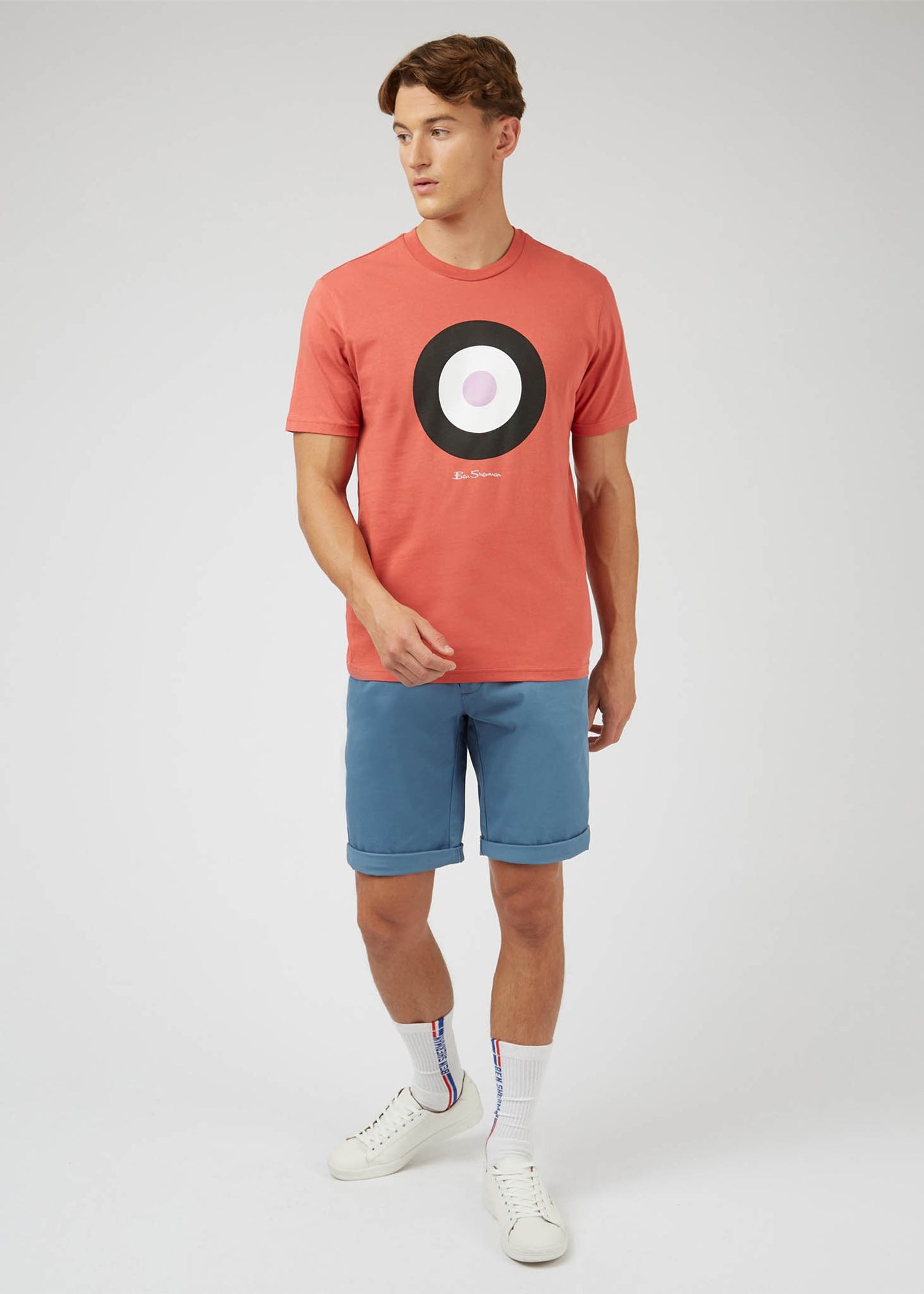 Ben Sherman T-shirts  Signature target tee - raspberry 