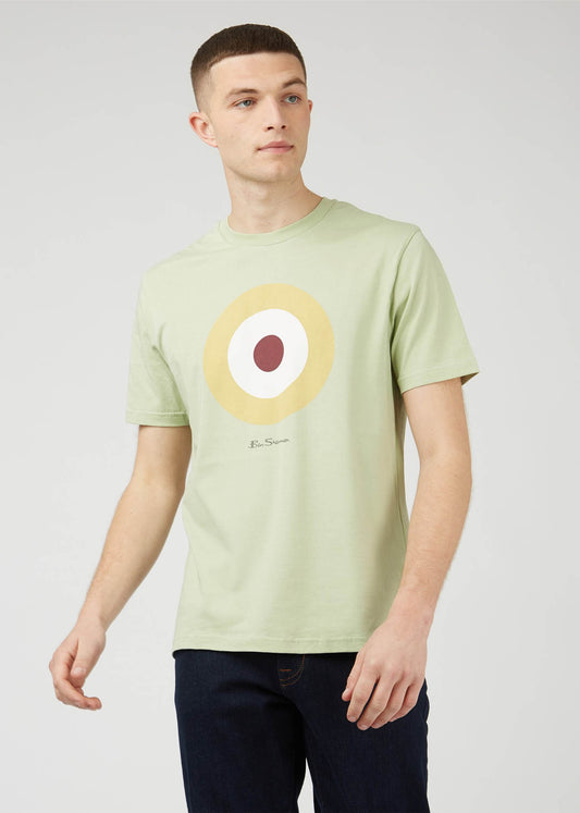 Ben Sherman T-shirts  Signature target tee - pistachio 