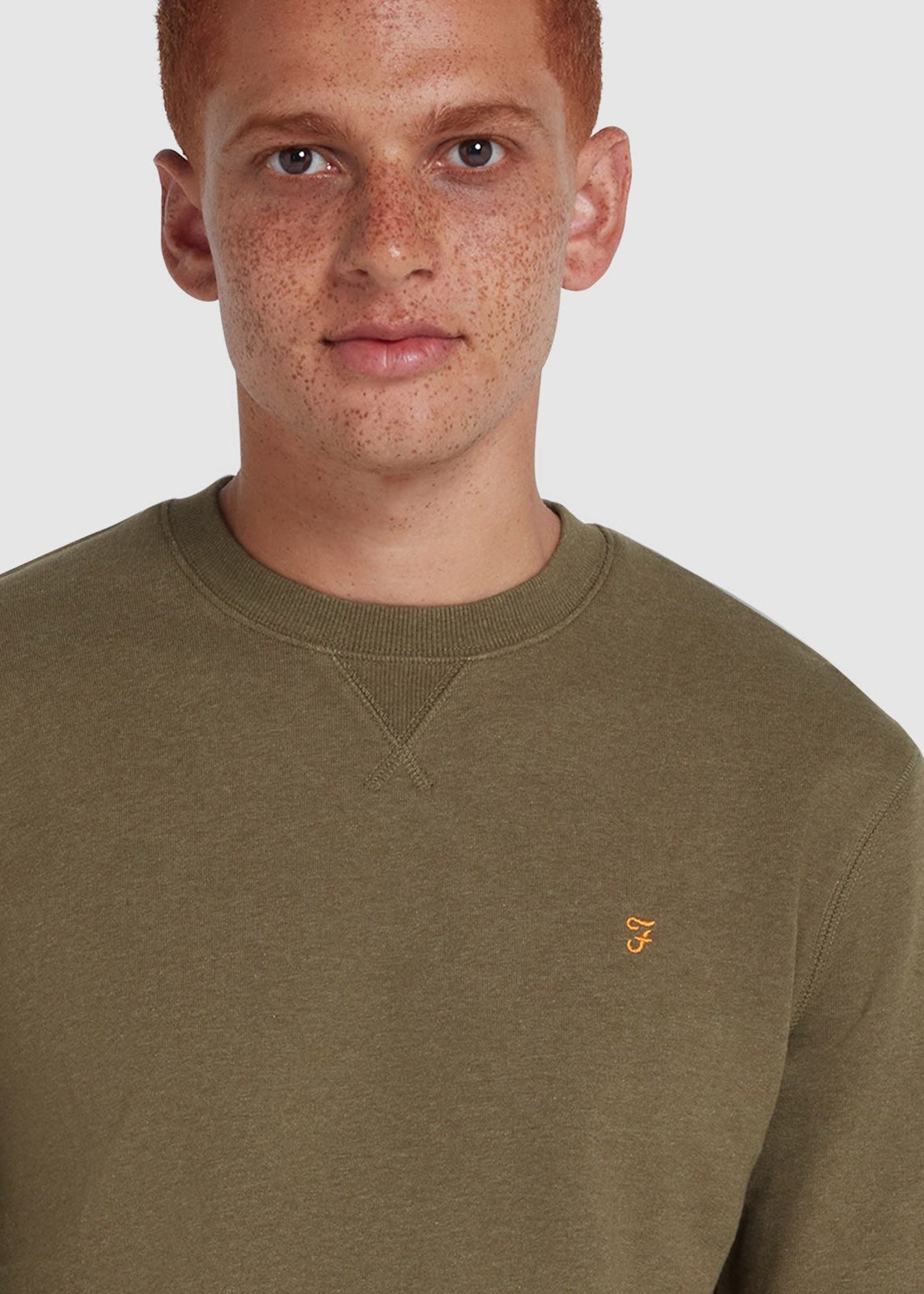 Farah Truien  Sweatshirt tim new crew - farah khaki marl 