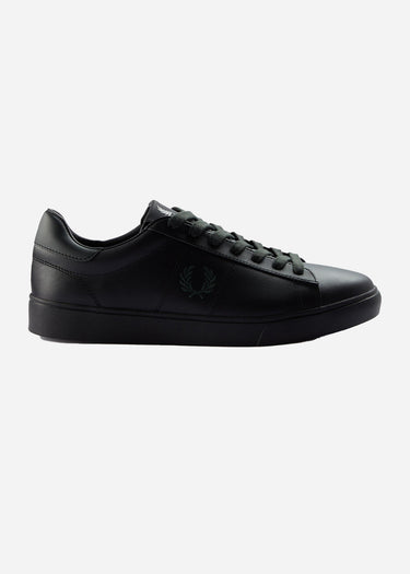 Fred Perry Schoenen  Spencer leather - black night green 