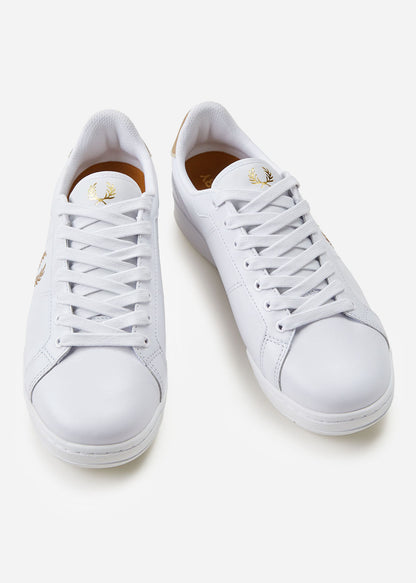 Fred Perry Schoenen  B722 leather - white warm stone 