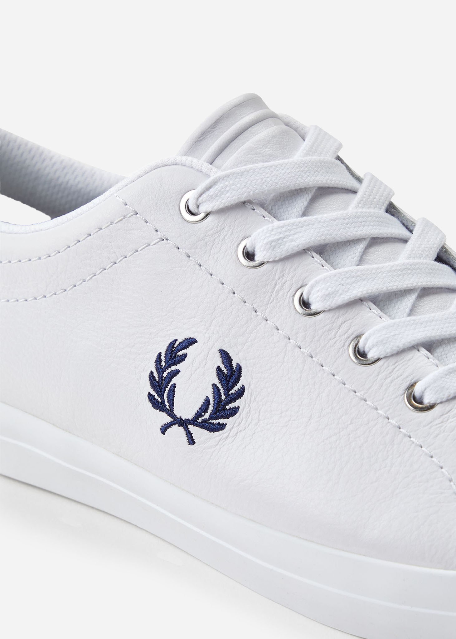 Fred Perry Schoenen  Baseline leather - white 