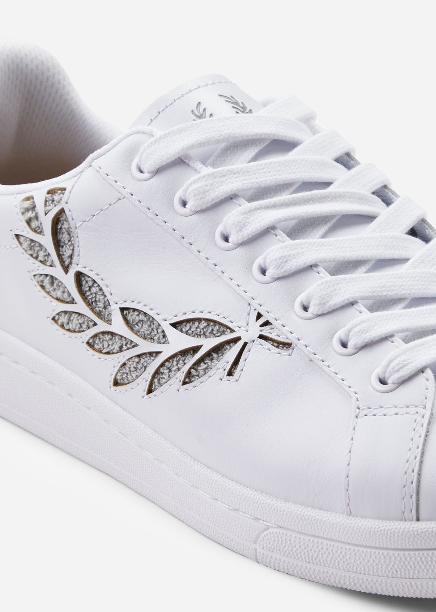 Fred Perry Schoenen  B721 leather branded - white limestone 