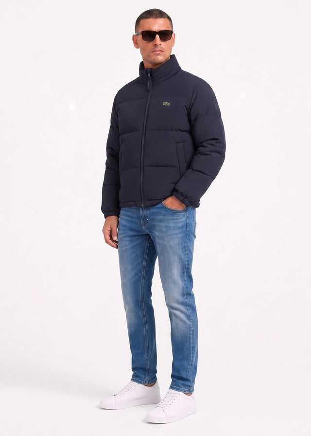 Lacoste Jackets Water-repellent packable hood down jacket - abysm