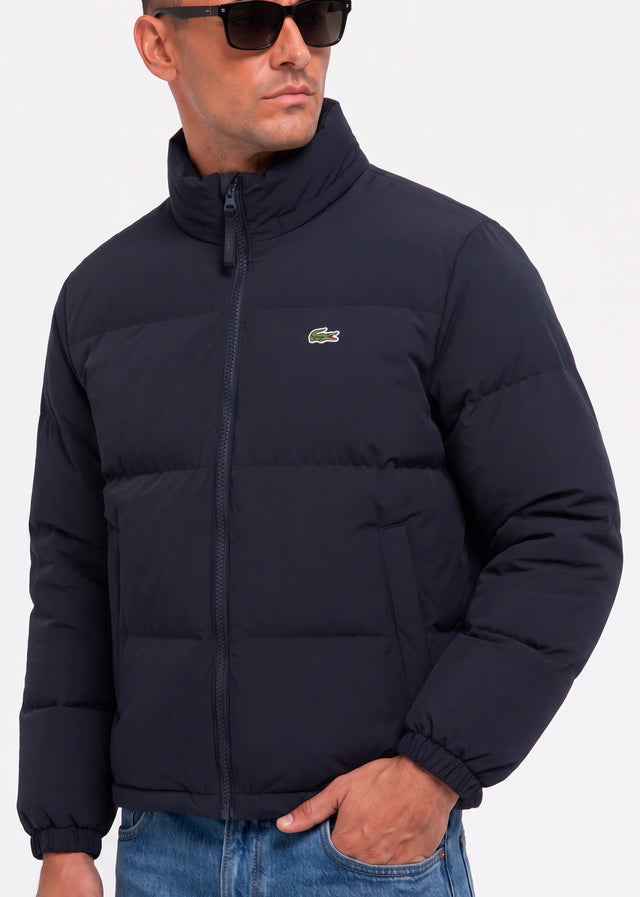 Lacoste Jackets Water-repellent packable hood down jacket - abysm