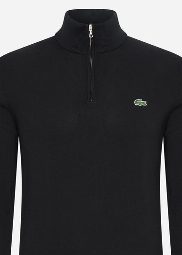 Lacoste Truien  Zip sweater - black 