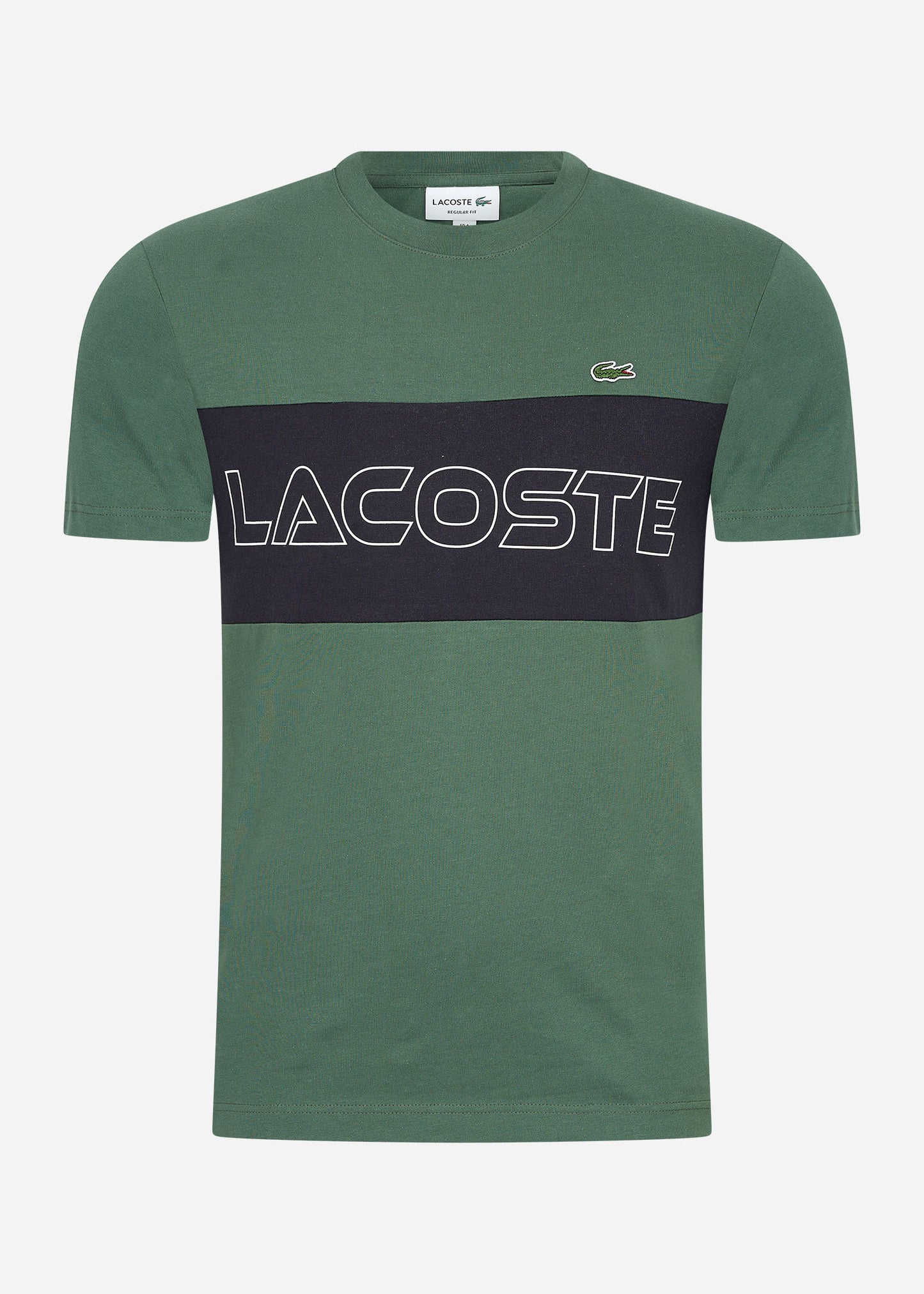 Lacoste T-shirts  Colorblock t-shirt - sequoia abysm 