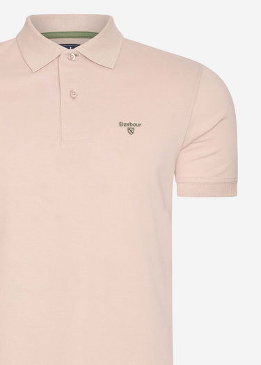 Barbour Polo's  Lightweight sports polo - pink mist 