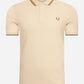 Fred Perry Polo's  Twin tipped fred perry shirt - oatmeal 