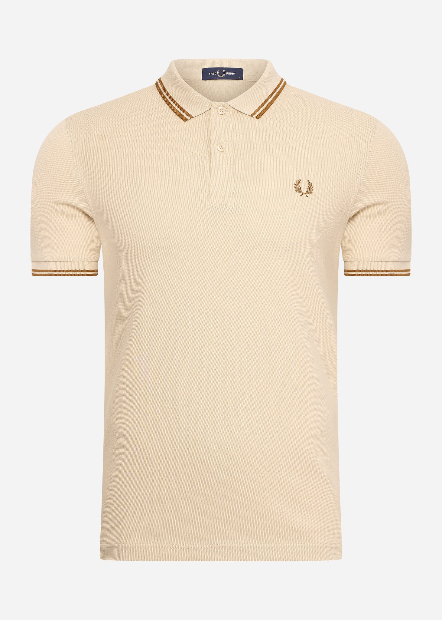 Fred Perry Polo's  Twin tipped fred perry shirt - oatmeal 