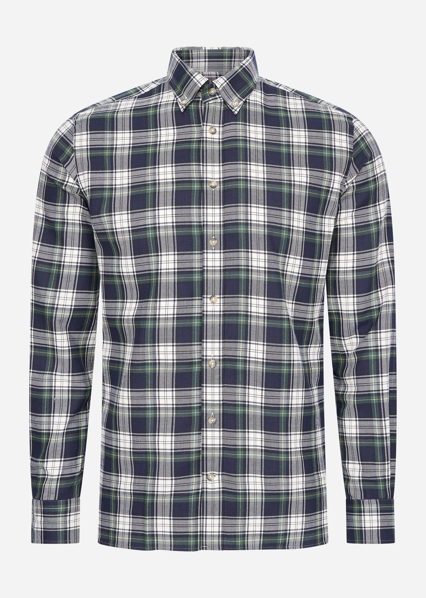 Hackett London Overhemden  Heritage tartan - green navy 