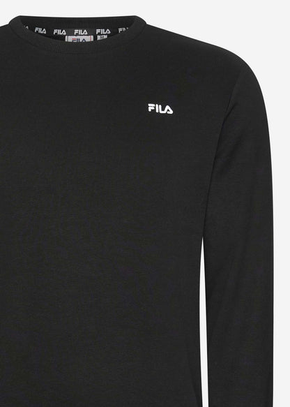 Fila Truien  Brustem crew sweat - black 