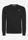 Fila Truien  Brustem crew sweat - black 