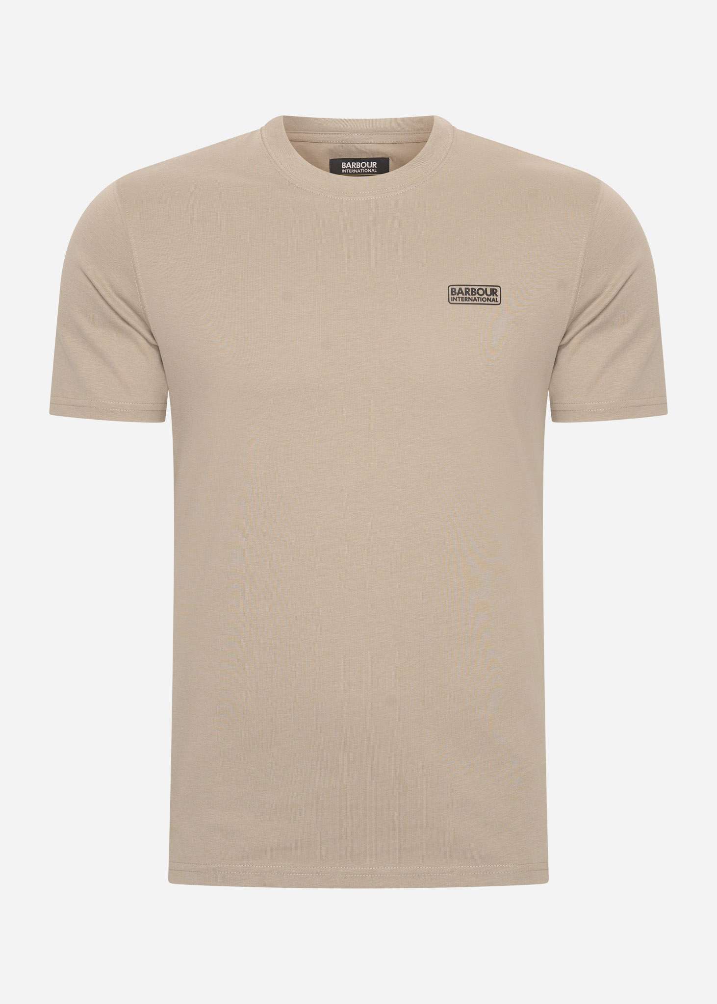 Barbour International T-shirts  Small logo tee - timberwolf 