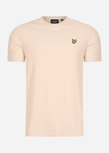 Lyle & Scott T-shirts  Ridge t-shirt - sesame 