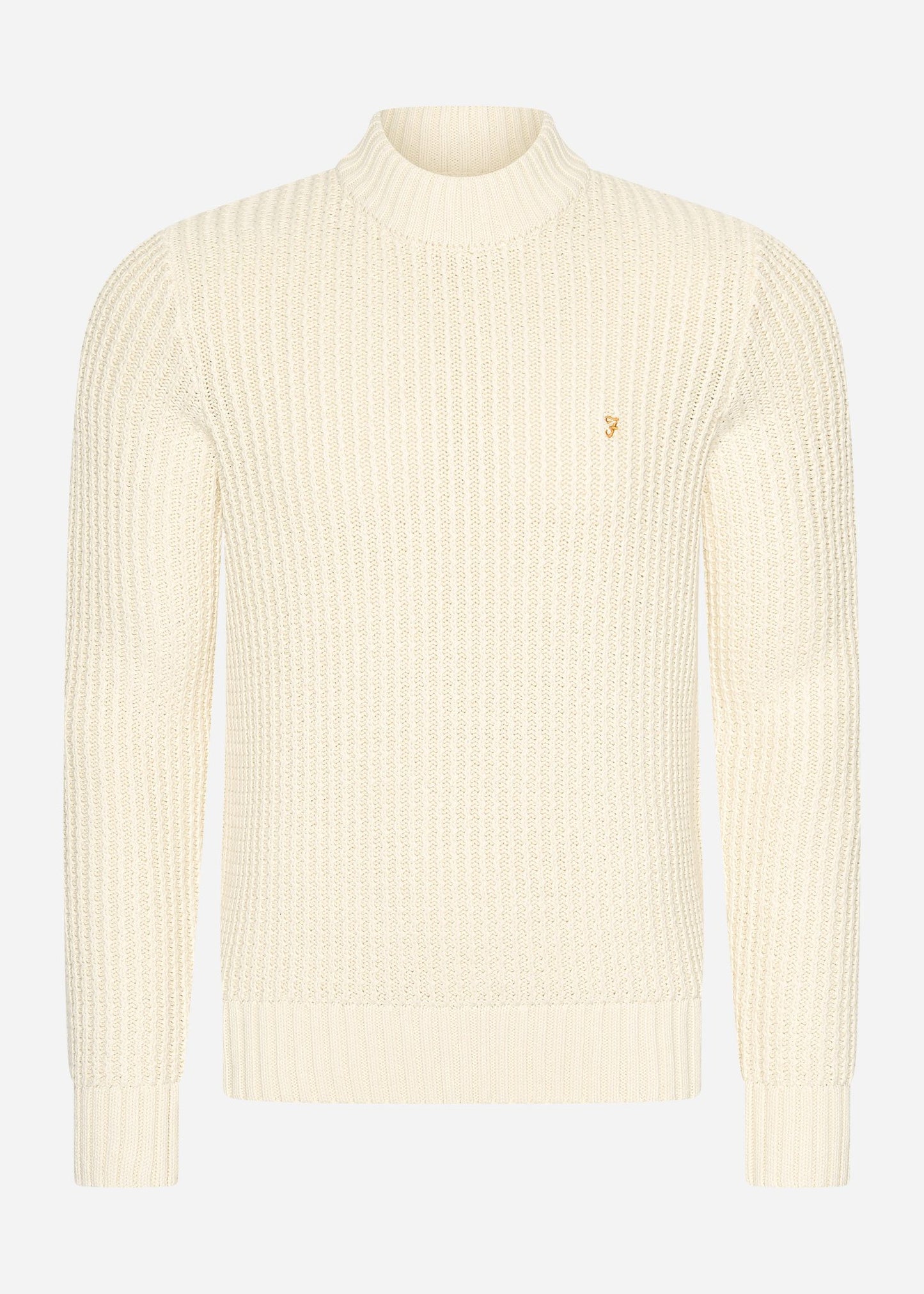 Farah Truien  Sweater burlington fisherman - cream 