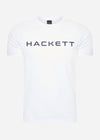 Hackett London T-shirts  Essential tee - white navy 