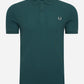 Fred Perry Polo's  Plain fred perry shirt - petrol blue 