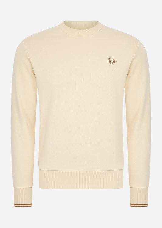 Fred Perry Truien  Crew neck sweatshirt - oatmeal 