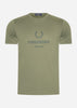 Fred Perry T-shirts  Fred perry graphic t-shirt - laurel wreath green 