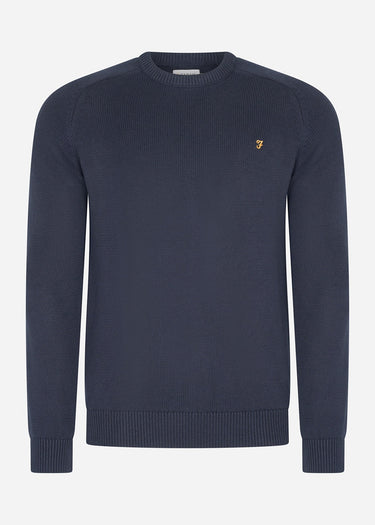 Farah Truien  Sweater kingsbury crew sweat - true navy 