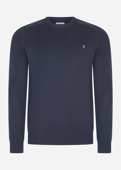 Farah Truien  Sweater kingsbury crew sweat - true navy 