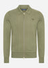 Fred Perry Vesten  Zip through sweatshirt - laurel wreath green 