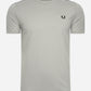 Fred Perry T-shirts  Taped ringer t-shirt - limestone 