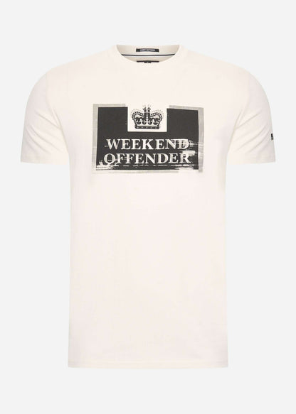 Weekend Offender T-shirts  Bonpensiero - ivory 