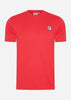 Fila T-shirts  Ledge tee - true red 