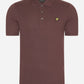 Lyle & Scott Polo's  Plain polo shirt - deep mahogany 