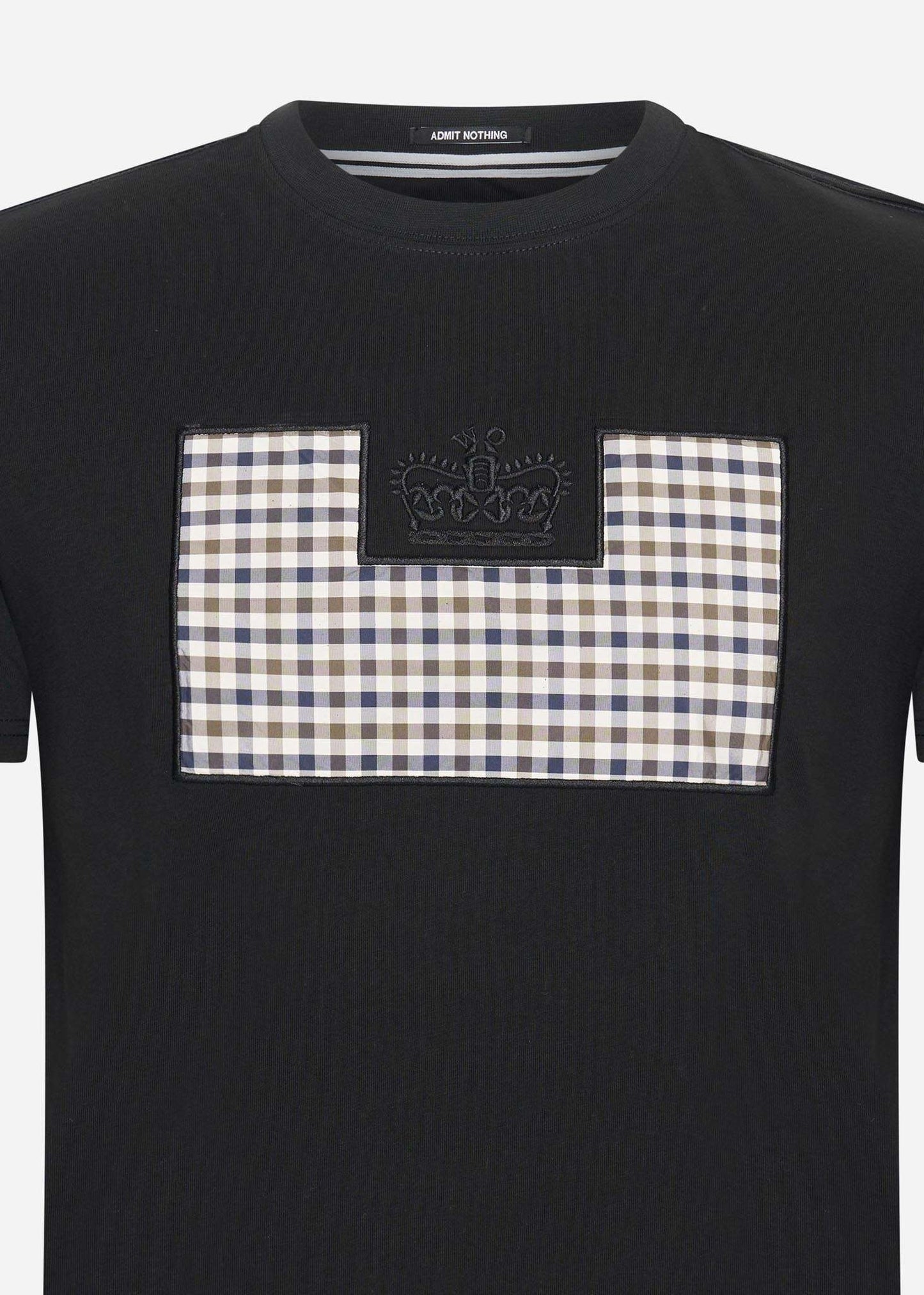 Weekend Offender T-shirts  Zapico - black mid house check 