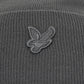 Lyle & Scott Mutsen  Tonal eagle beanie - gunmetal 