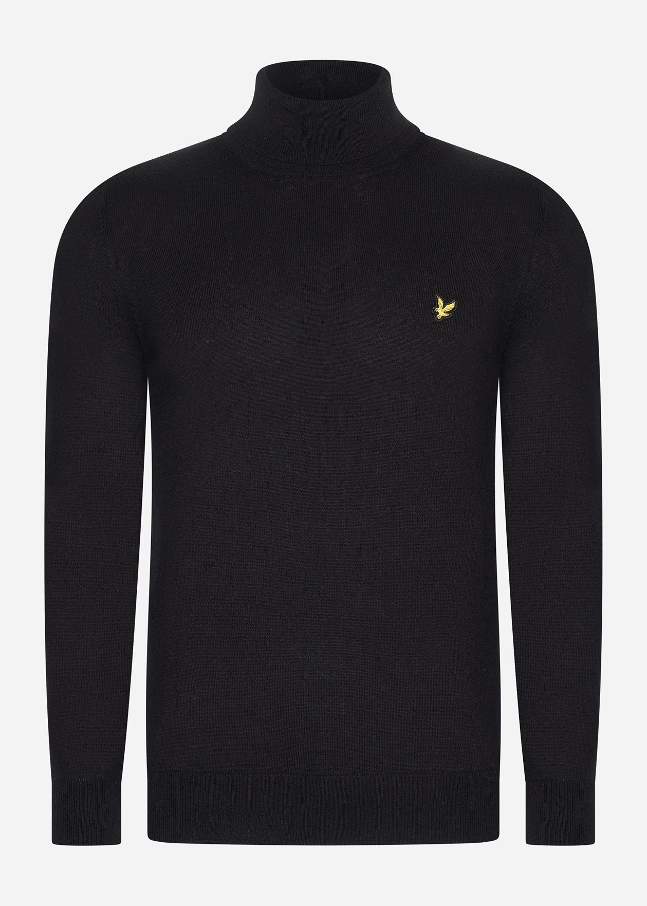 Lyle & Scott Truien  Cotton merino turtleneck jumper - jet black 