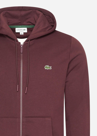 Lacoste Vesten Sweater zip - expresso