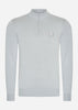 Marshall Artist Truien A Siren knitted 1/4 zip - nardo grey