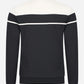 Sergio Tacchini Vesten  Damarindo track top - black gardenia 