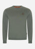 Napapijri Truien  Badge crewneck sweater  - green urban 