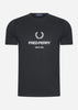 Fred Perry T-shirts  Fred perry graphic t-shirt - black 