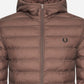 Fred Perry Jassen  Hooded insulated jacket - carrington-road-brick 