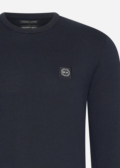 Marshall Artist Truien A Siren knit crewneck - navy