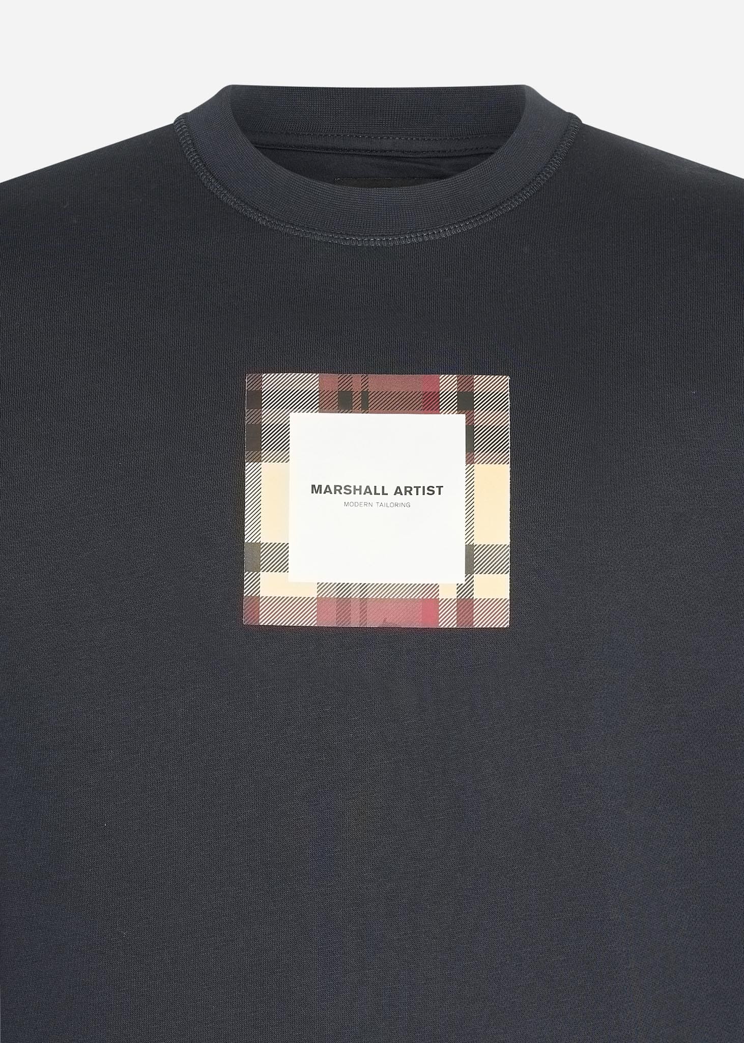 Marshall Artist Truien  UK ism box logo crewneck - navy 