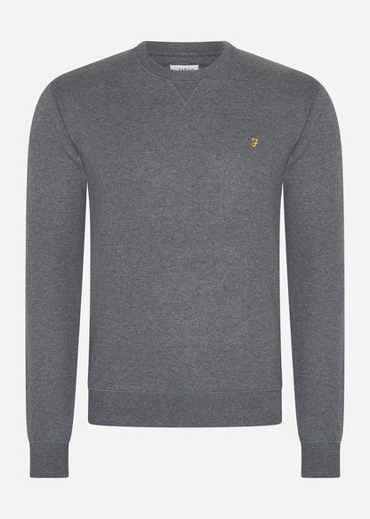 Farah Truien  Sweatshirt tim new crew - farah grey marl 