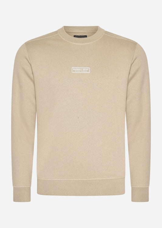 Marshall Artist Truien  Siren crewneck - stone 