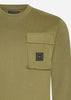 Marshall Artist Truien  Nevado crewneck - khaki 