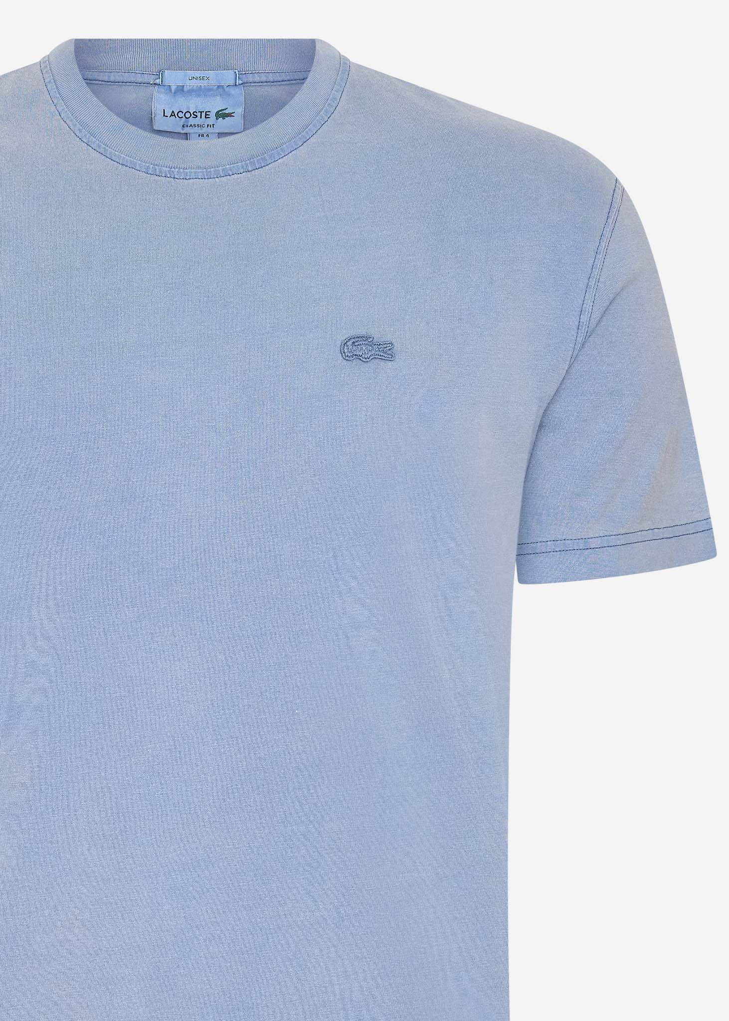 Lacoste T-shirts  Tone tee - eco stonewash 