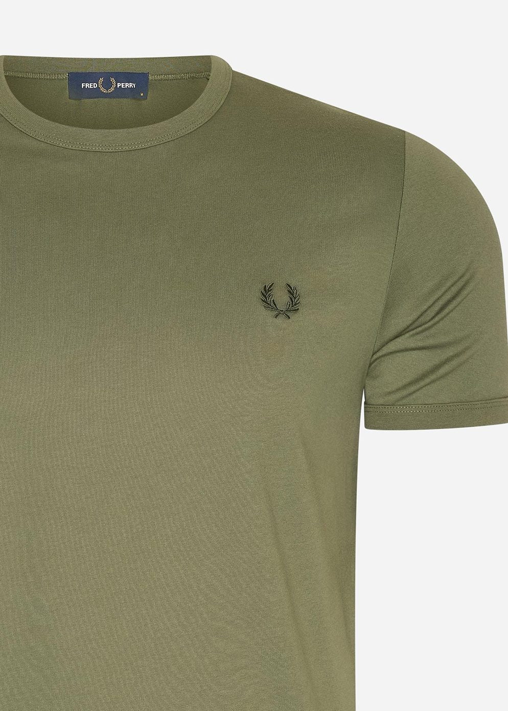 Fred Perry T-shirts  Ringer t-shirt - laurel wreath green 