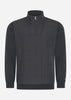 Lyle & Scott Truien  Hybrid quilted quarter zip sweatshirt - jet black 