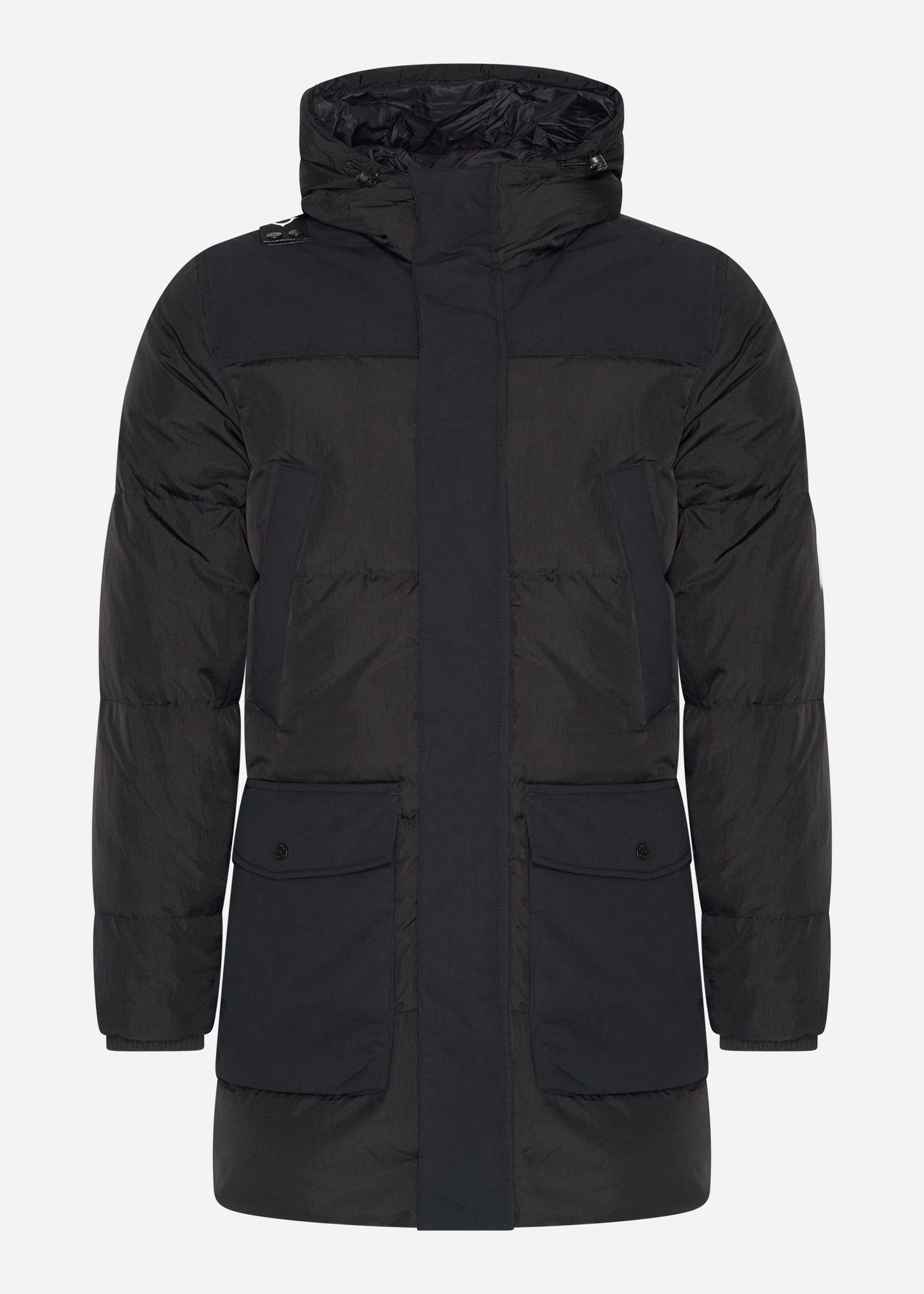 MA.Strum Jassen  Recoil down coat parka - black 